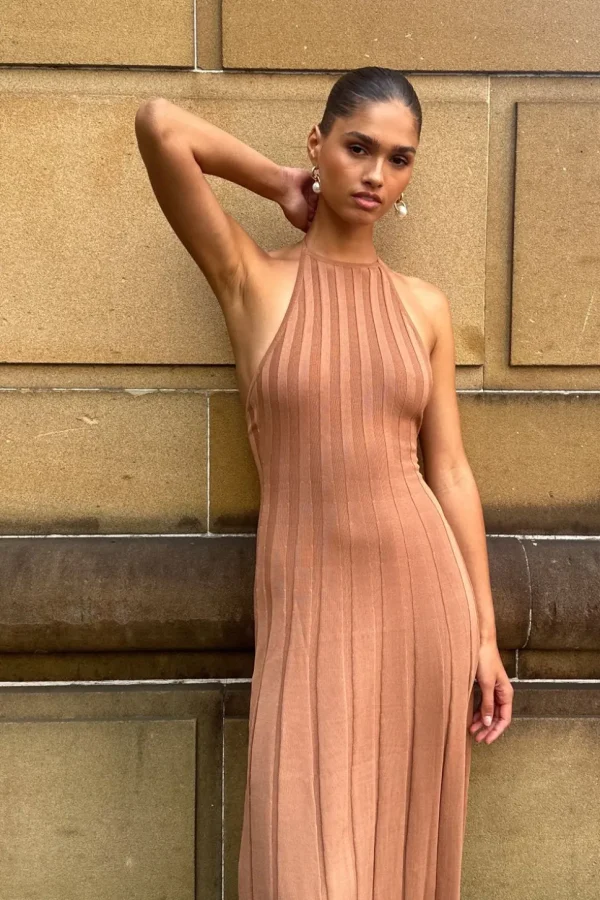 adrienne_2-1.webp Women MESHKI Midi Dresses<Adrienne