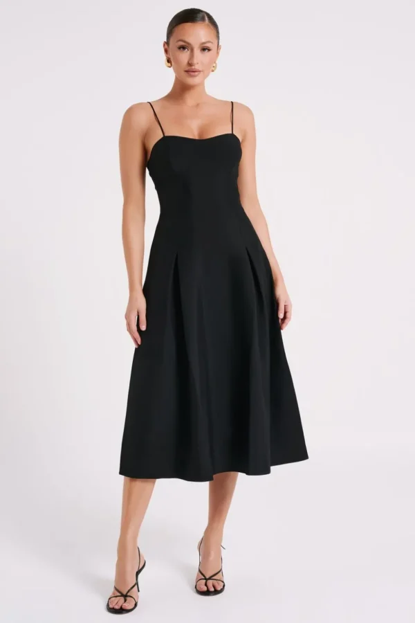 alaina_0-1.webp Women MESHKI Midi Dresses<Alaina