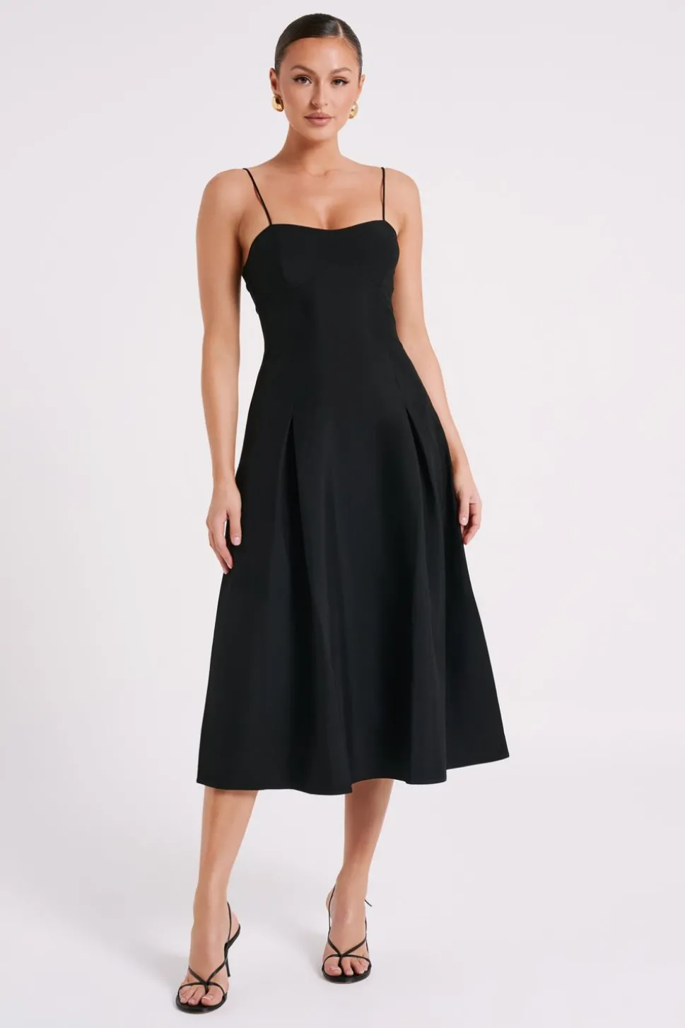 alaina_0-1.webp Women MESHKI Midi Dresses<Alaina