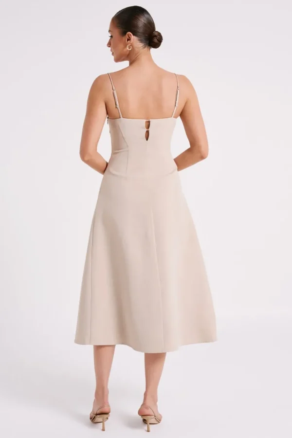 alaina_2.webp Women MESHKI Midi Dresses<Alaina
