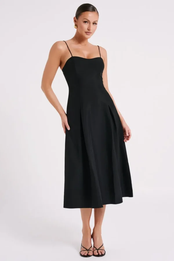 alaina_4-1.webp Women MESHKI Midi Dresses<Alaina