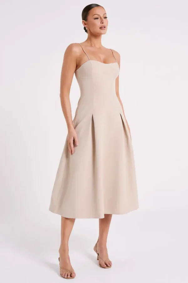 alaina_4.webp Women MESHKI Midi Dresses<Alaina