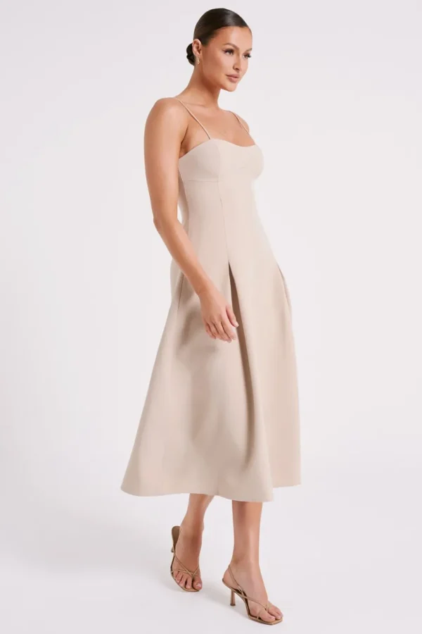 alaina_5.webp Women MESHKI Midi Dresses<Alaina