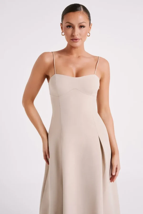 alaina_6.webp Women MESHKI Midi Dresses<Alaina