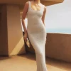 annika_2.webp Women MESHKI Midi Dresses<Annika
