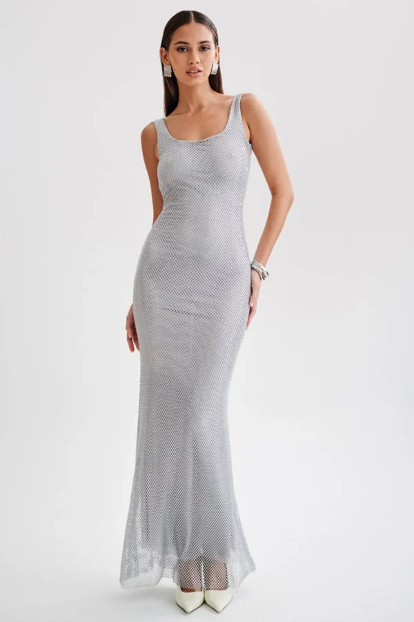 annika_3.webp Women MESHKI Midi Dresses<Annika