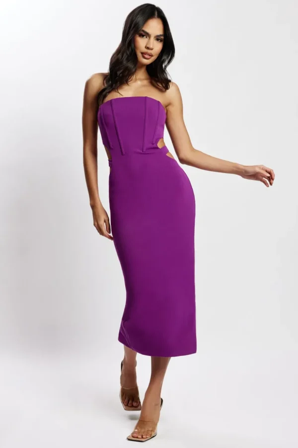 catherine_4.webp Women MESHKI Midi Dresses<Catherine