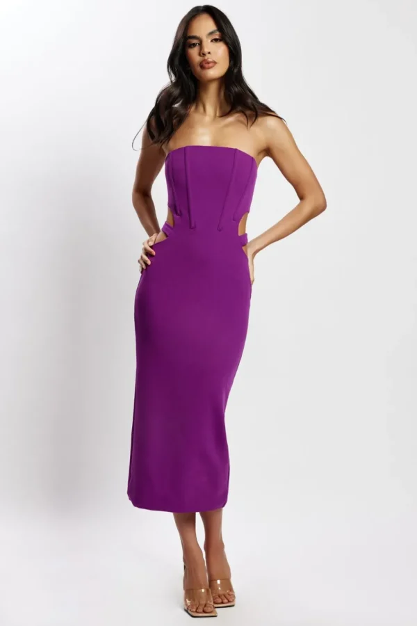 catherine_8.webp Women MESHKI Midi Dresses<Catherine