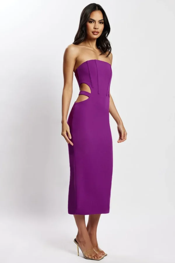 catherine_9.webp Women MESHKI Midi Dresses<Catherine