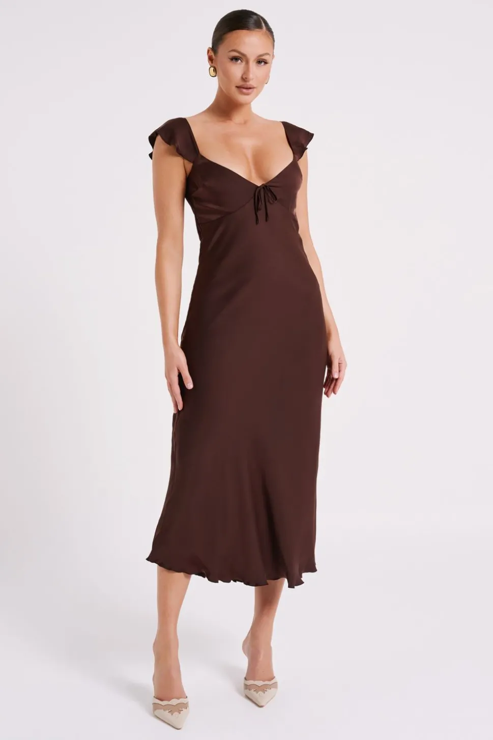 chantal_0.webp Women MESHKI Midi Dresses<Chantal
