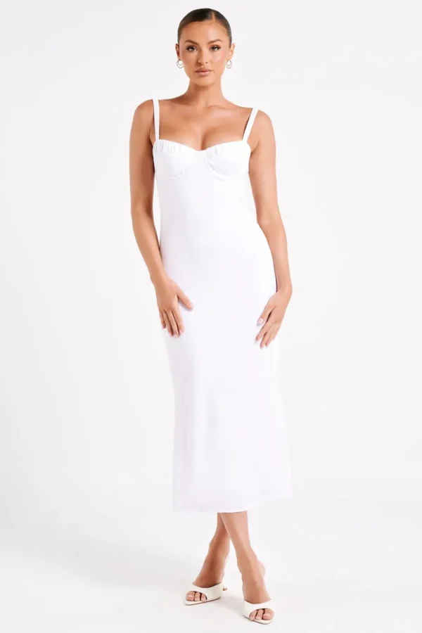 constance_2.webp Women MESHKI Midi Dresses<Constance