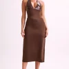 Women MESHKI Midi Dresses<Ebony