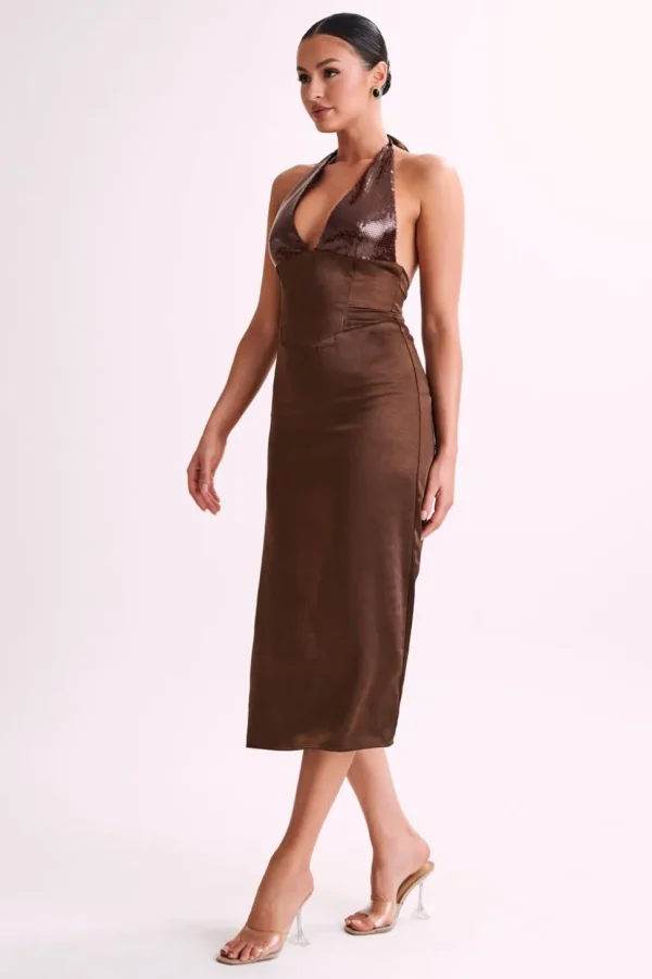 ebony_3-1.webp Women MESHKI Midi Dresses<Ebony