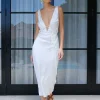 elouise_2-1.webp Women MESHKI Midi Dresses<Elouise