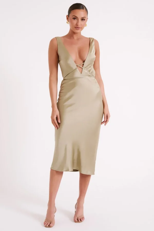 Women MESHKI Midi Dresses<Elouise