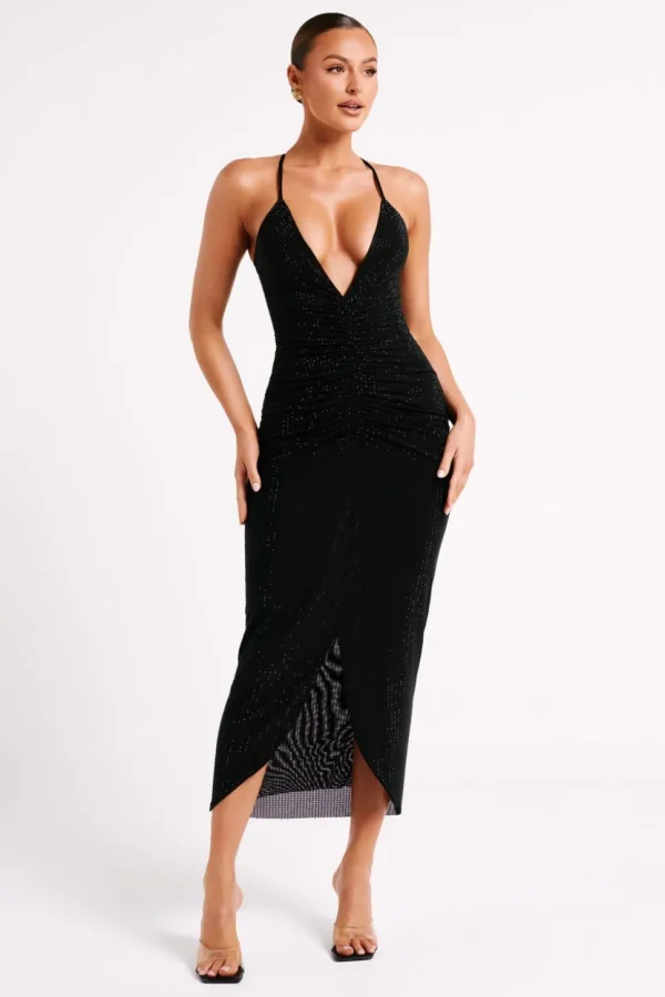 emeraude_5-1.webp Women MESHKI Midi Dresses<Emeraude