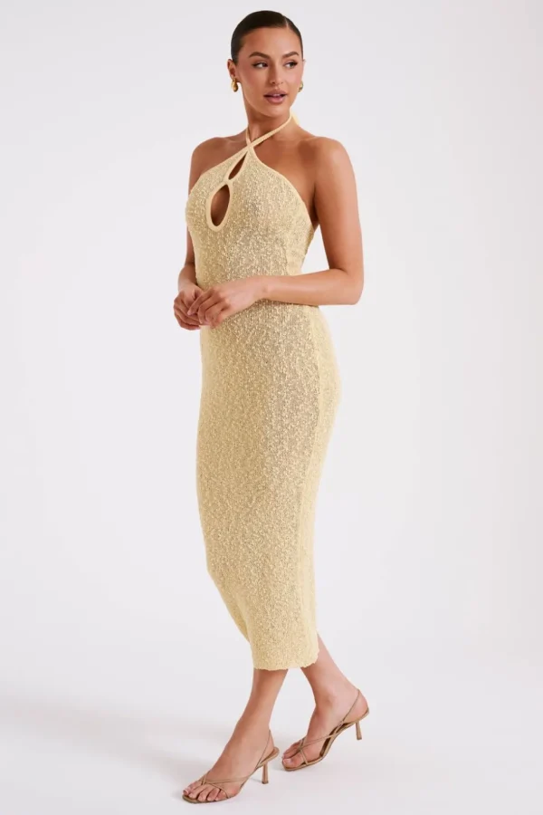 kahali_8.webp Women MESHKI Midi Dresses<Kahali