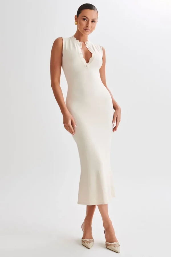 korva_0-1.webp Women MESHKI Midi Dresses<Korva