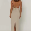 leana_6.webp Women MESHKI Midi Dresses<Leana