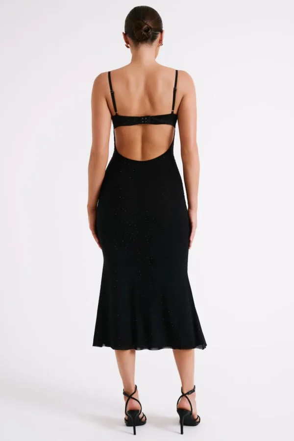 novah_2.webp Women MESHKI Midi Dresses<Novah
