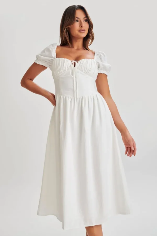 rosalind_5-1.webp Women MESHKI Midi Dresses<Rosalind