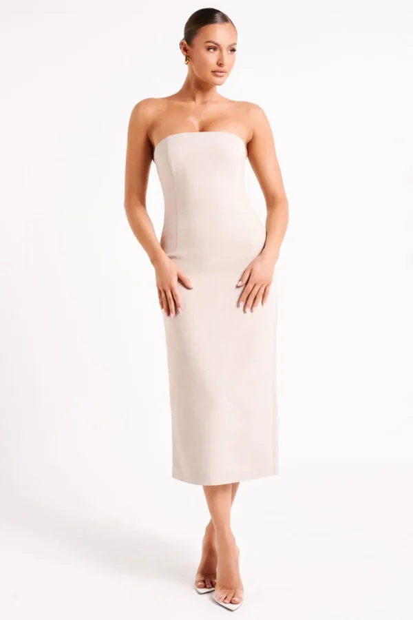 Women MESHKI Midi Dresses<Sable