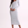 sierra_3-4.webp Women MESHKI Midi Dresses<Sierra