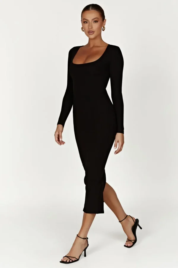 sierra_4-3.webp Women MESHKI Midi Dresses<Sierra