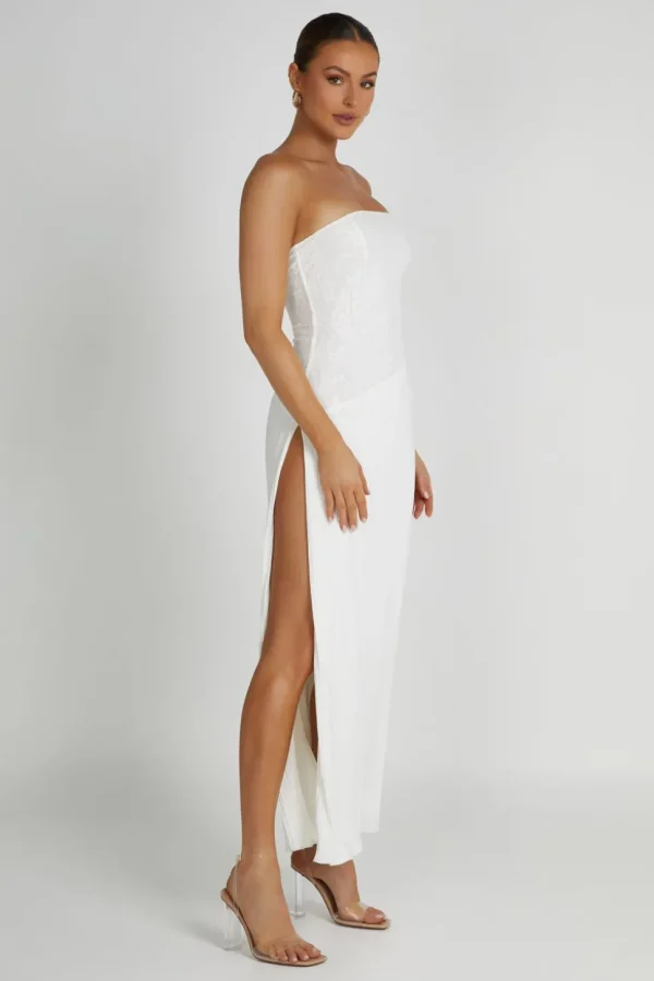 skye_4.webp Women MESHKI Midi Dresses<Skye