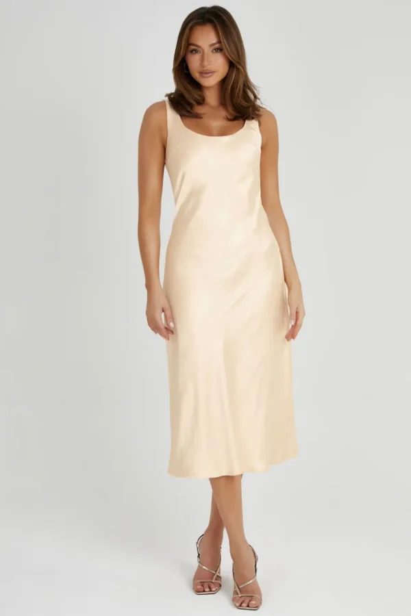 Women MESHKI Midi Dresses<Tamara
