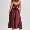 thandi_2-1.webp Women MESHKI Midi Dresses<Thandi