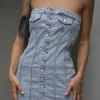 Women MESHKI Denim<Tiani