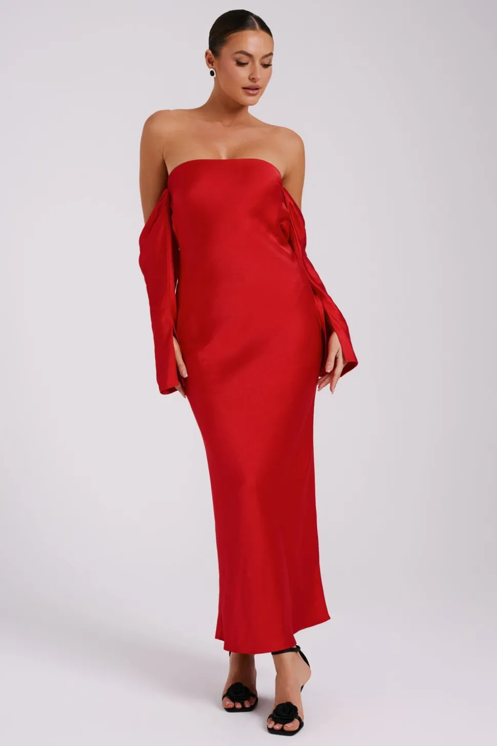 vee_0-1.webp Women MESHKI Midi Dresses<Vee