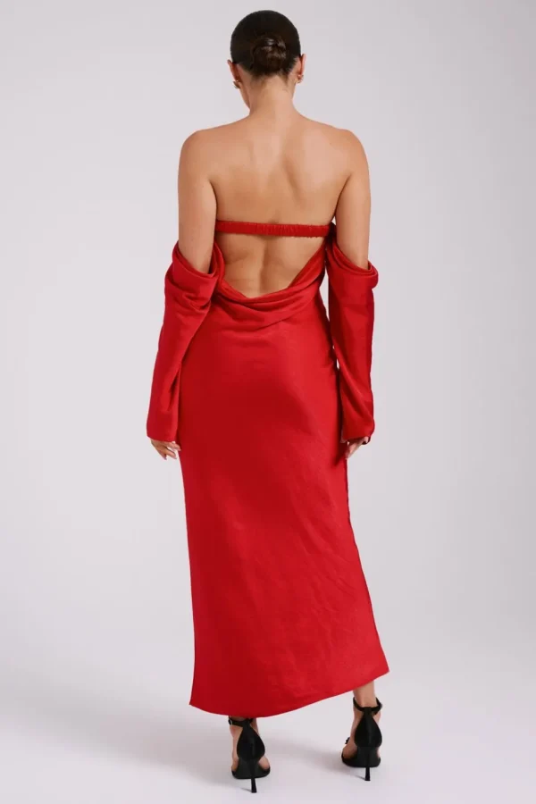 vee_1-1.webp Women MESHKI Midi Dresses<Vee