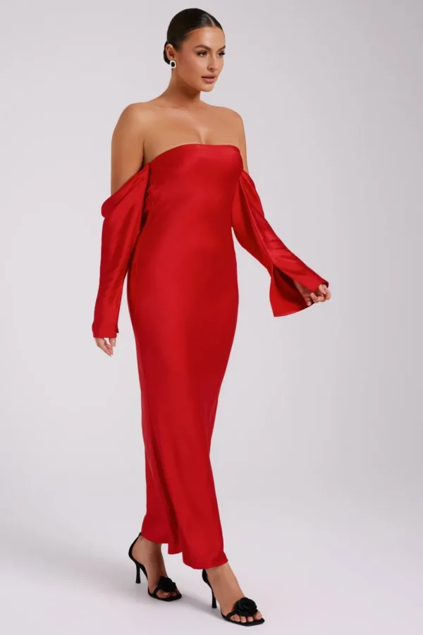 vee_3-1.webp Women MESHKI Midi Dresses<Vee