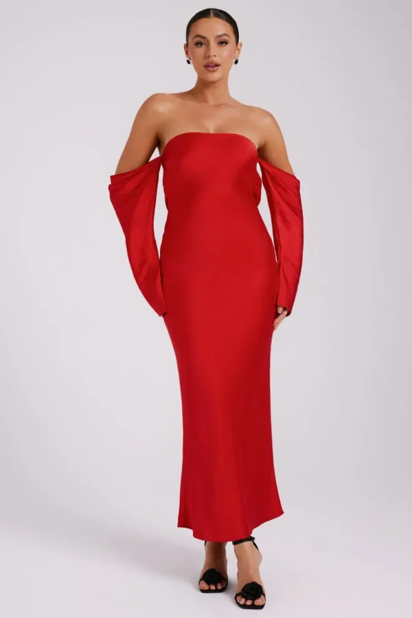 vee_4-1.webp Women MESHKI Midi Dresses<Vee