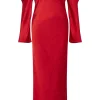 vee_8.webp Women MESHKI Midi Dresses<Vee