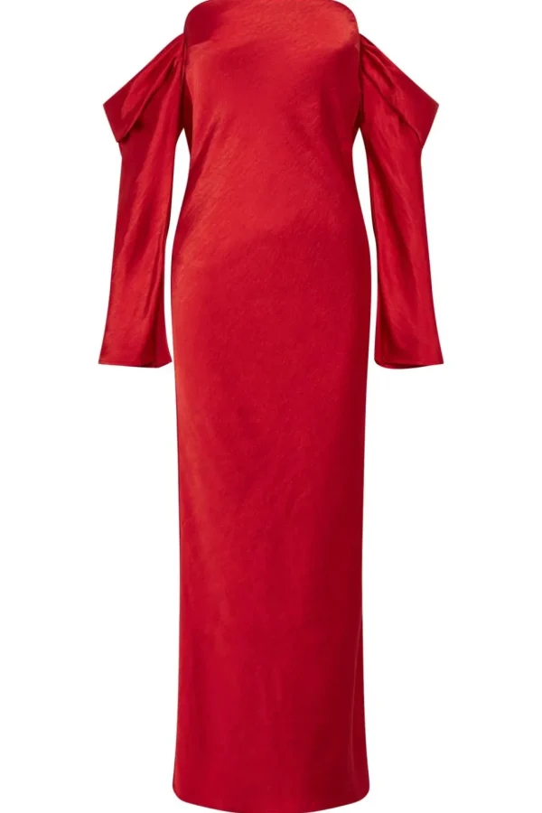 vee_8.webp Women MESHKI Midi Dresses<Vee